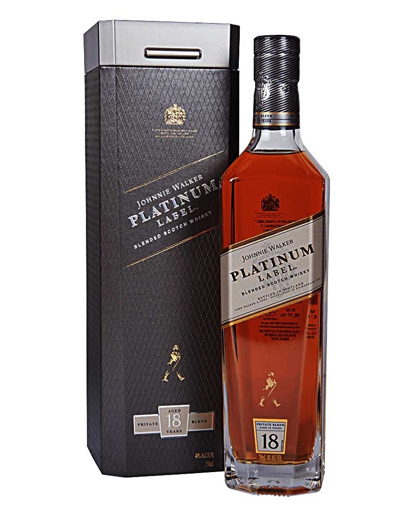 WHISKY JHONNIE WALKER PLATINUM *750 ML