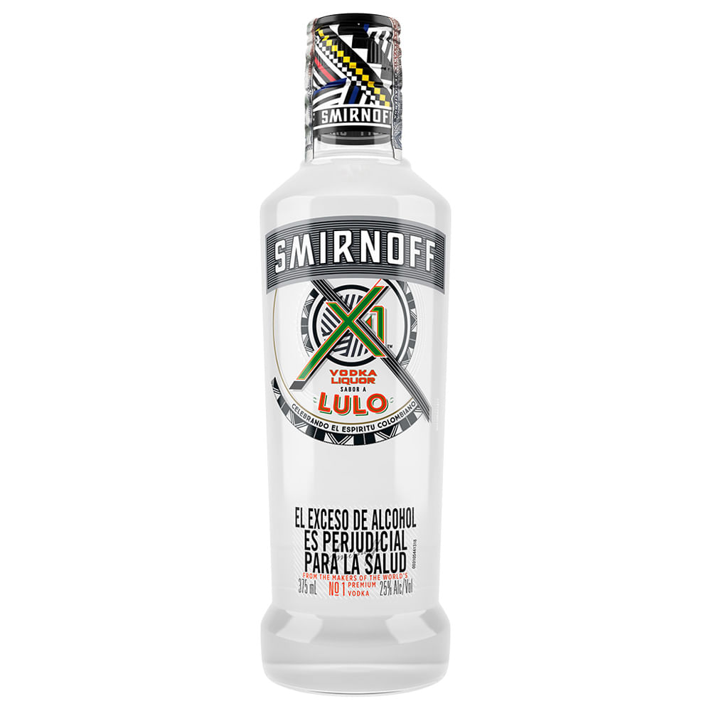 VODKA SMIRNOFF X1 LULO 12 UD 750 ML