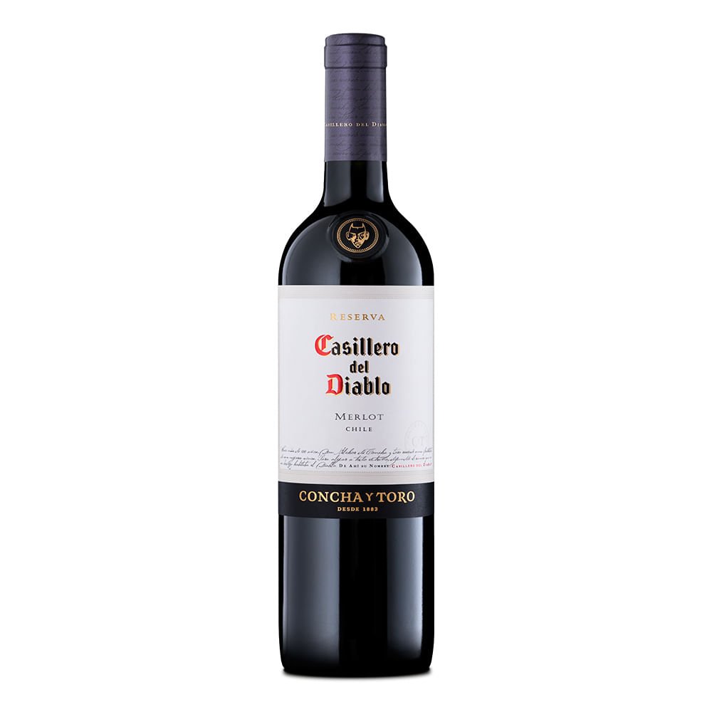 VINO  TINTO CASILLERO DEL DIABLO MERLOT